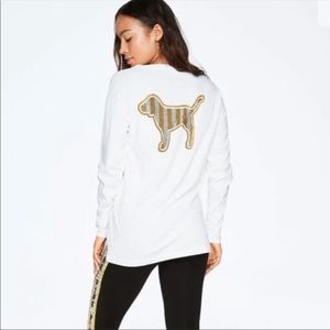 ❤️PINK LONG SLEEVE TEE BLING ❤️